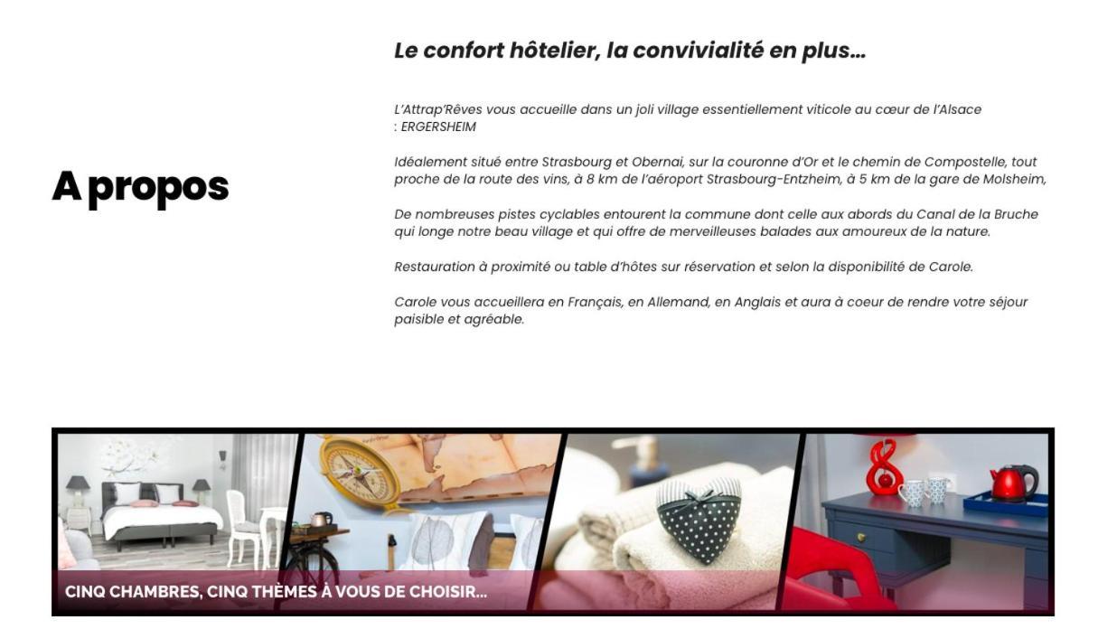 L'Attrap'Reves : Le Confort Hotelier, La Convivialite En Plus Ergersheim Εξωτερικό φωτογραφία
